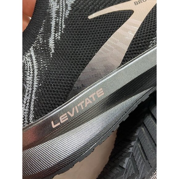 Brooks Levitate 4 Black Pink Women Neutral Road Running Shoes Sz US 7 Medium B - Picture 9 of 14